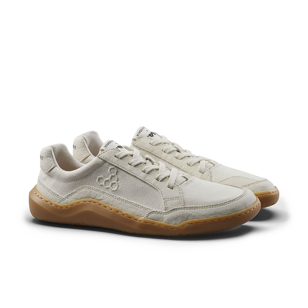 Gobi II Sneaker Premium Canvas Mens Natural White