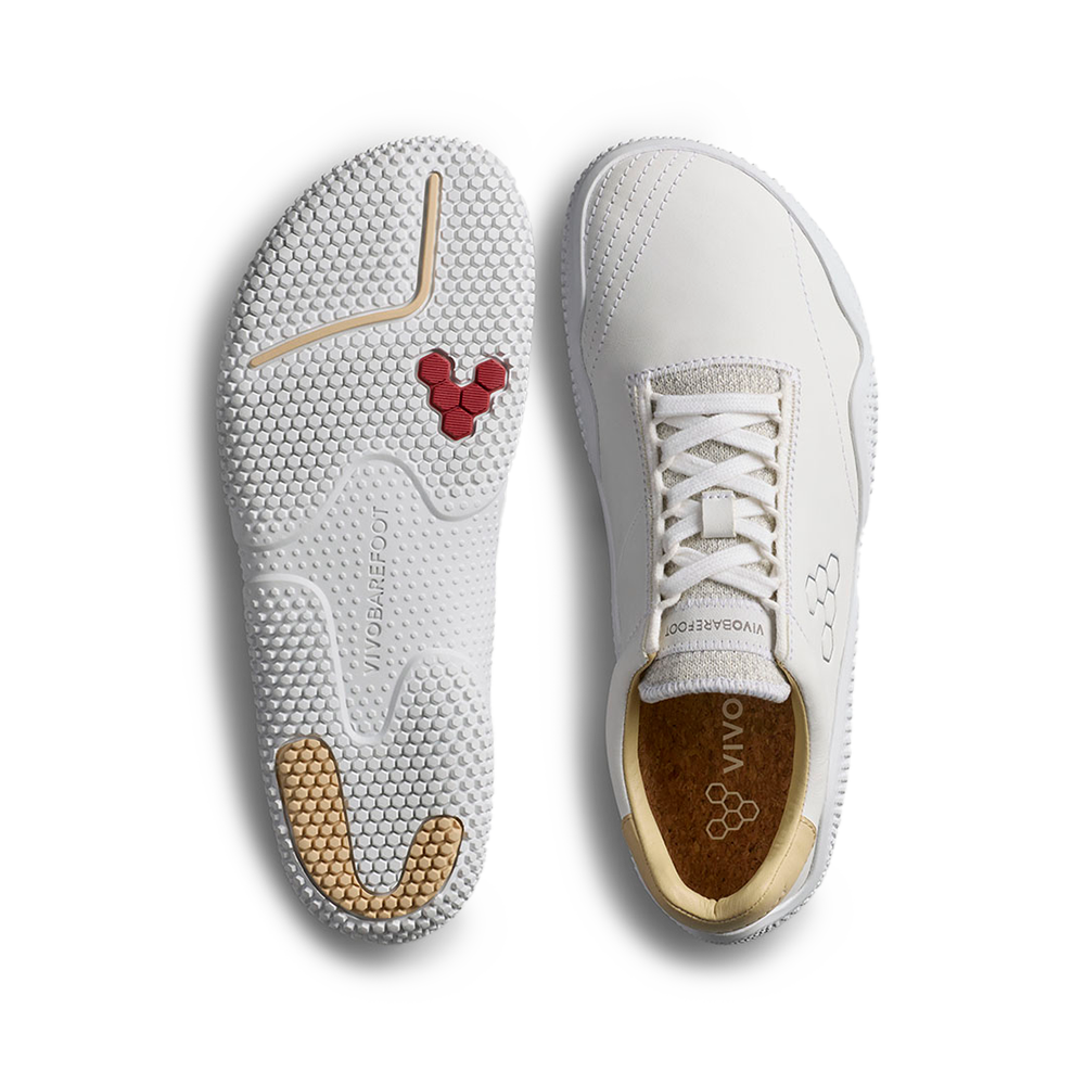 Motus Studio Sneaker Leather Womens Bright White