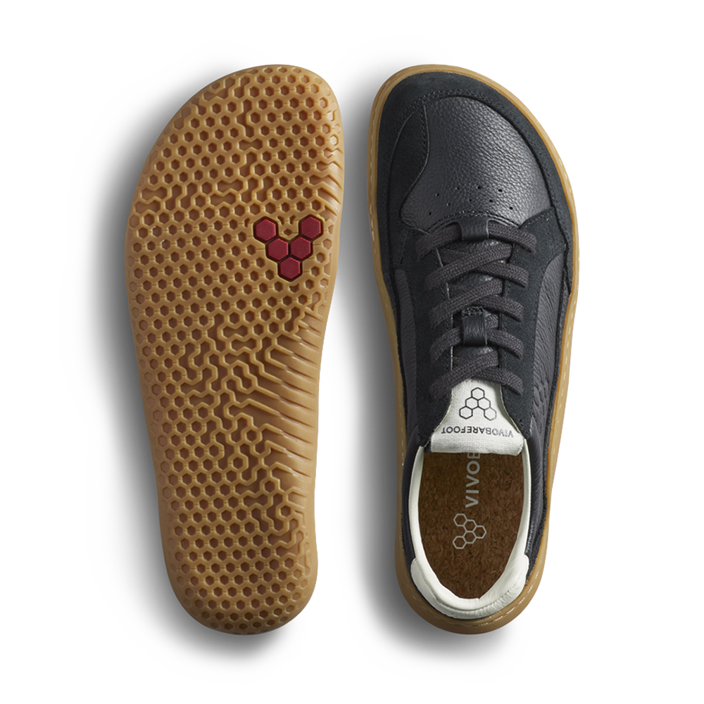 Gobi III Sneaker Leather Mens Obsidian