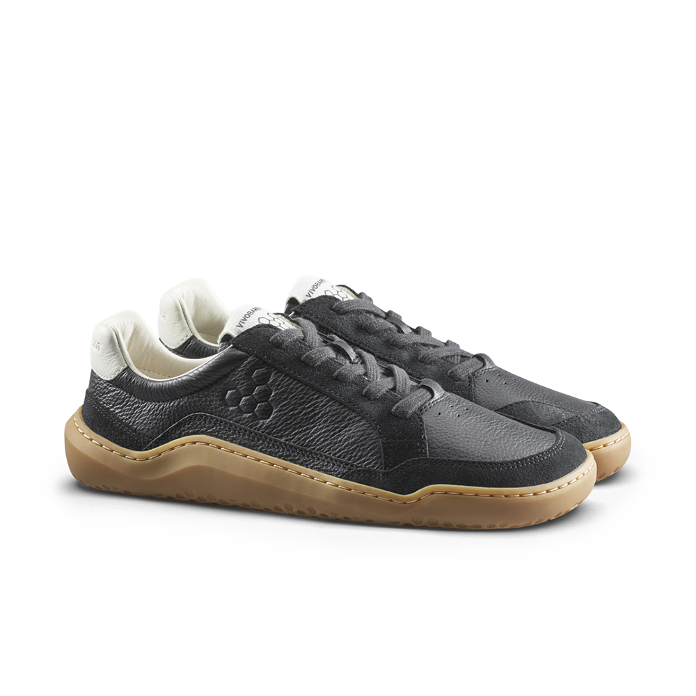 Gobi III Sneaker Leather Mens Obsidian