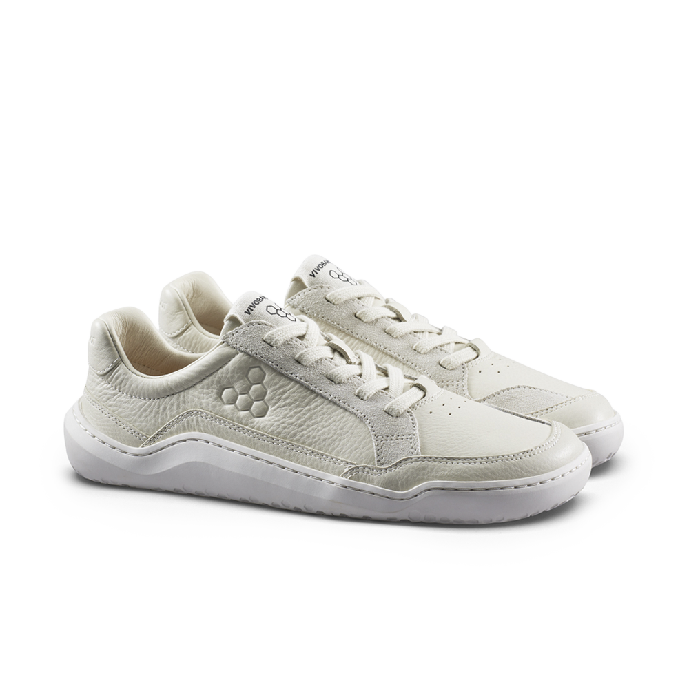 Vivobarefoot Gobi III Sneaker Leather Mens Limestone