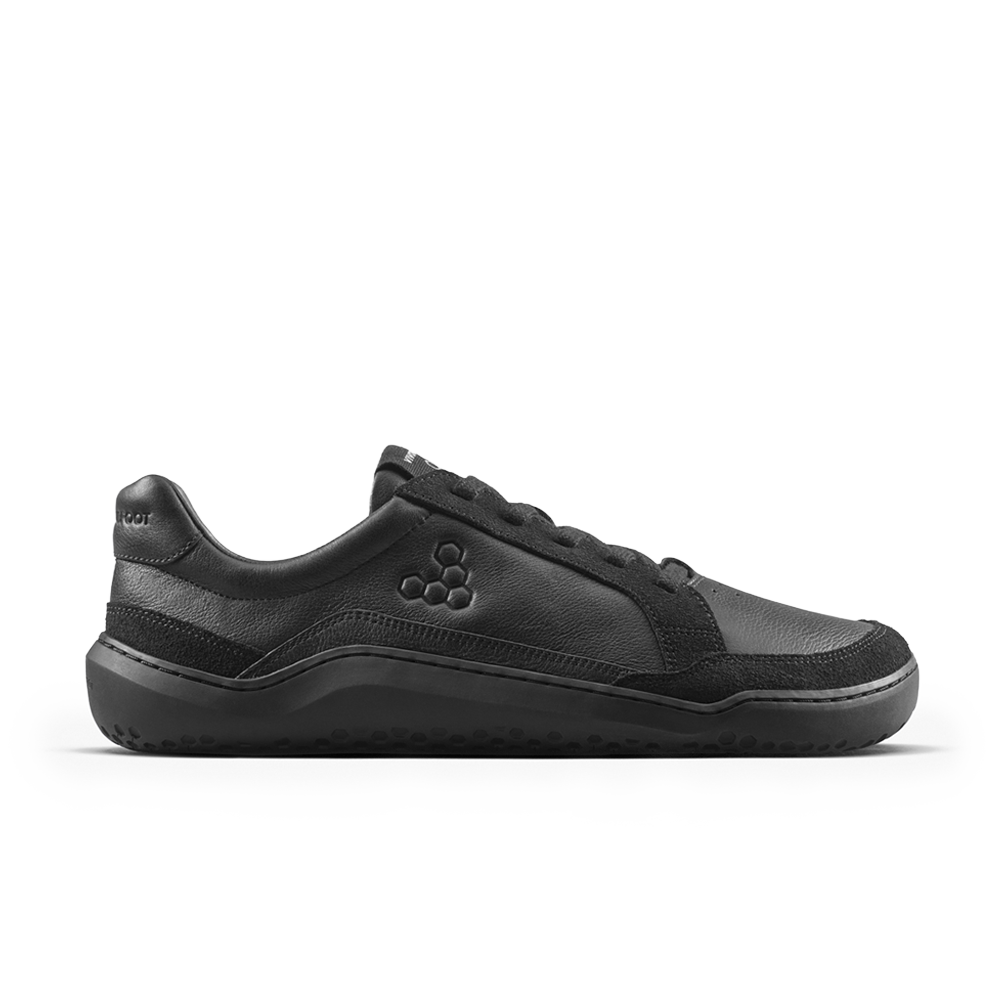 Gobi III Sneaker Leather Mens Triple Obsidian