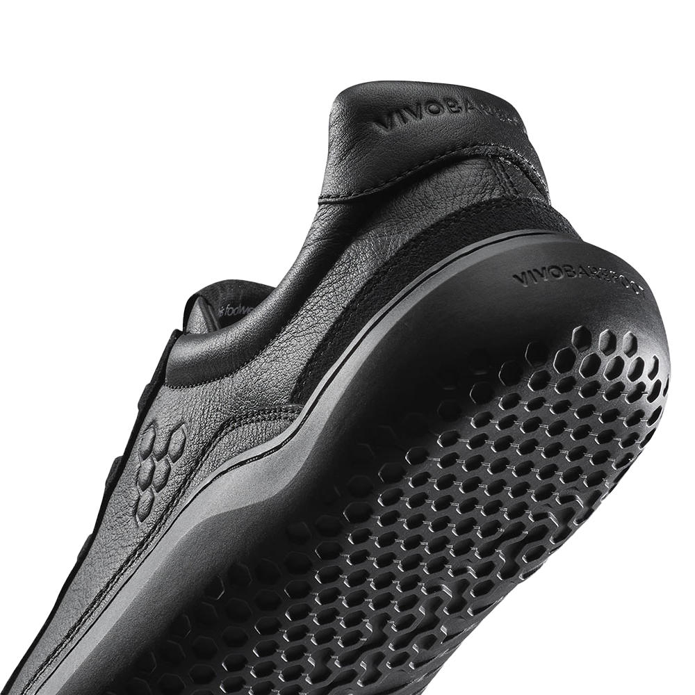 Gobi II Sneaker Premium Leather Mens Triple Obsidian